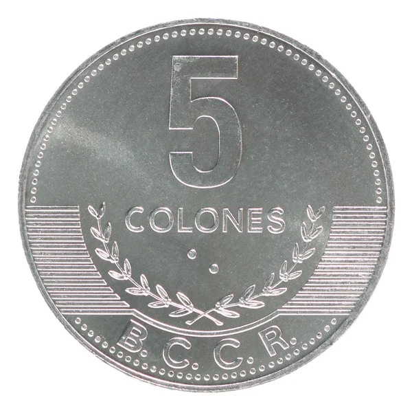 Moneta Costa Rica — Zdjęcie stockowe