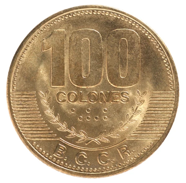 硬币哥斯达黎加 — 图库照片