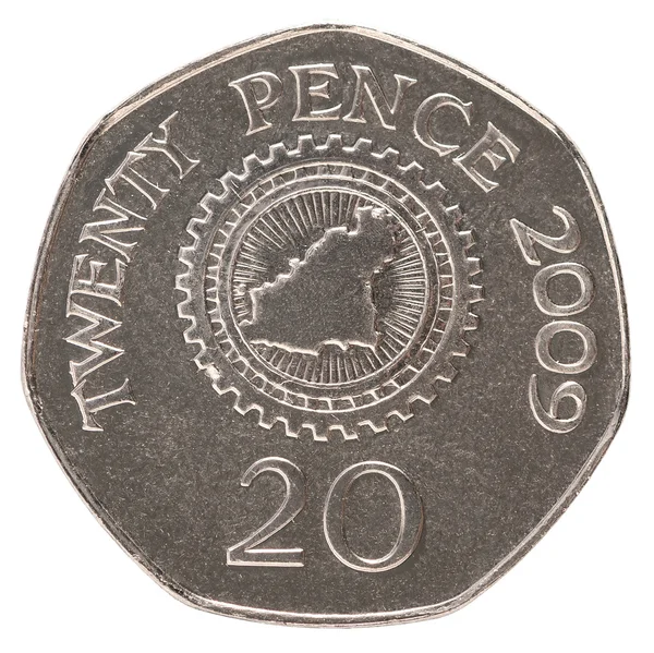 Moeda de 20 pence — Fotografia de Stock