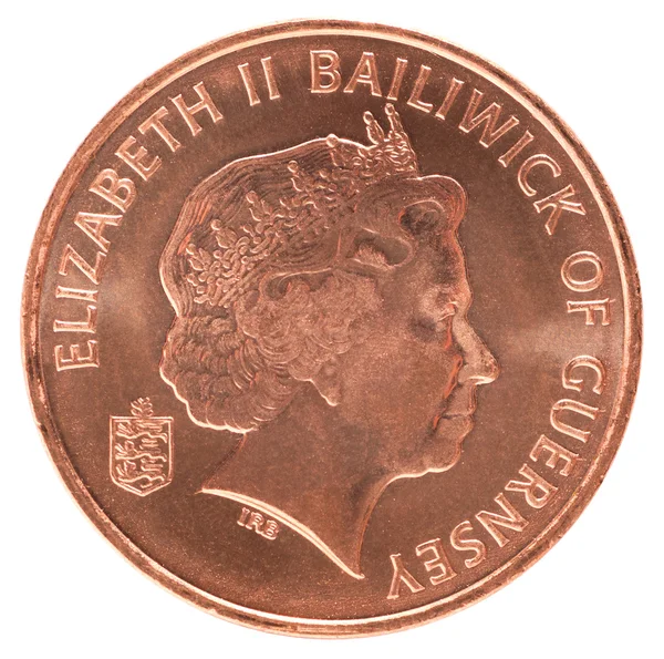 Монета Бейливика Гернсийского — стоковое фото
