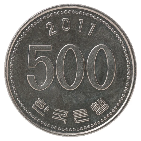 韓国の 500 ウォン — ストック写真