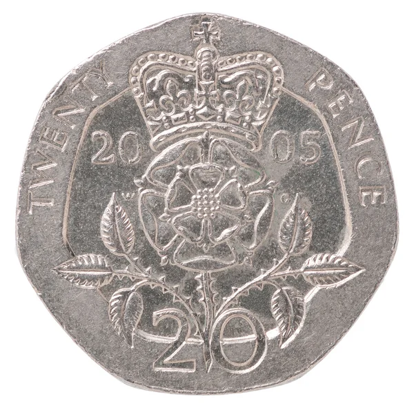 English pence coin — Stock Photo, Image