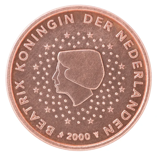 Eurocent-Münze — Stockfoto