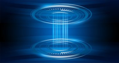 Teknoloji arka plan tasarlamak. Vektör