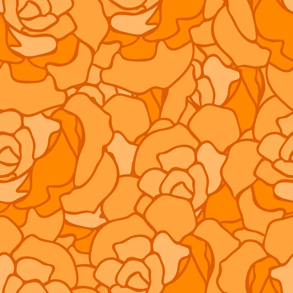 Seamless repeating pattern of roses.Vector — Stock Vector