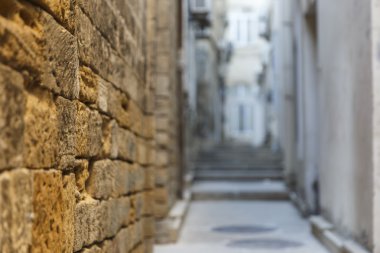 Eski kale Street.Baku.Azerbaijan.Soft odak