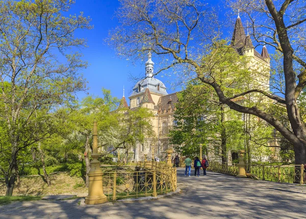 Vajdahunyadského hradu v Budapešti — Stock fotografie