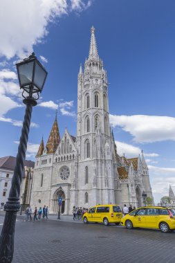 Budapeşte Macaristan, Budapeşte - 15 Nisan 2016:Matthias kilisede