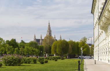 Viyana'daki Avusturya, Viyana - 17 Nisan, 2016:City Hall