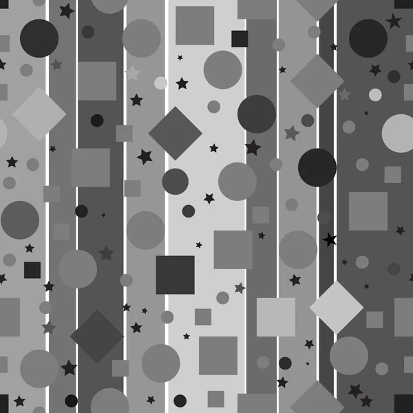 Un patrón de repetición sin costuras compuesto de formas geométricas.Vector — Archivo Imágenes Vectoriales