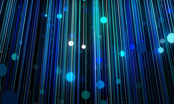 Fondo abstracto está imitando lámparas colgantes en wires.3D illus —  Fotos de Stock