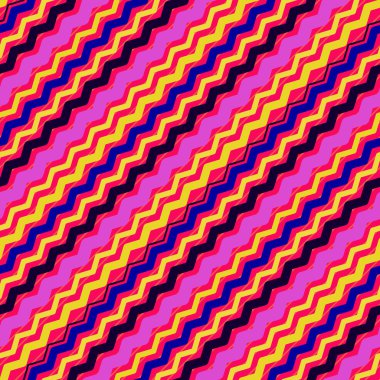 Sorunsuz diagonal ve zikzak desen yinelenen. Vektör