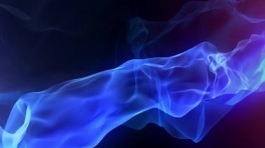 4k Soyut renkli arkaplan rüzgarda gelişen kumaşı taklit ediyor