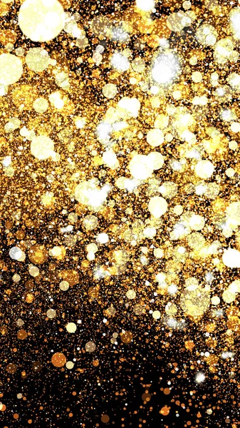 Prachtige Feestelijke Achtergrond Van Gouden Confetti Kan Gebruikt Worden Een — Stockfoto