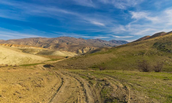 Difícil Camino Montaña Día Soleado — Foto de Stock