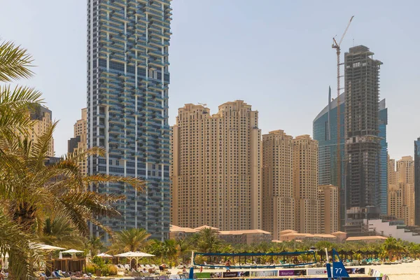 Dubai Bae Mart 2021 Dubai Marina Yakınlarındaki Gökdelenler — Stok fotoğraf