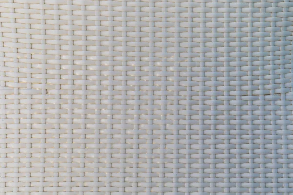 Textura Silla Plástico Mimbre Blanco —  Fotos de Stock