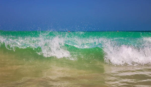 Strong Waves One Beaches Dubai — Zdjęcie stockowe