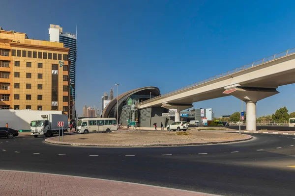Dubai Bae Mart 2021 Dubai Metro Istasyonlarından Biri — Stok fotoğraf