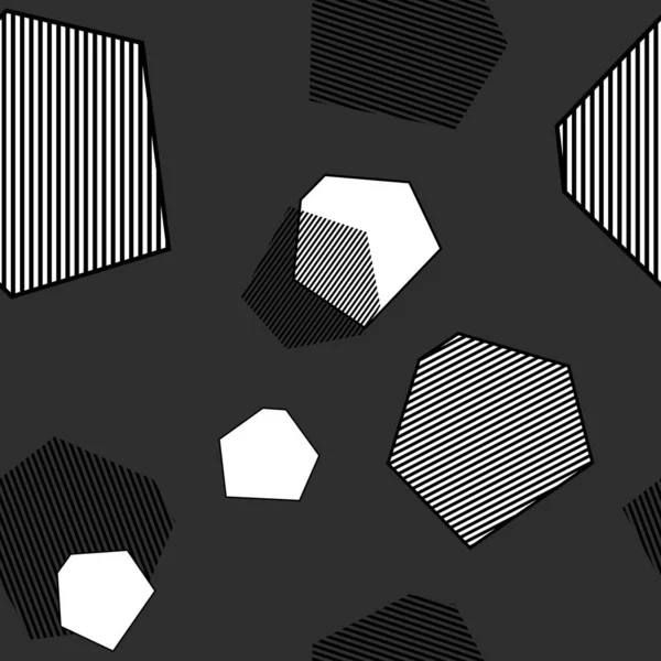 Patrón Abstracto Repetición Formas Líneas Geométricas Abstractas — Archivo Imágenes Vectoriales