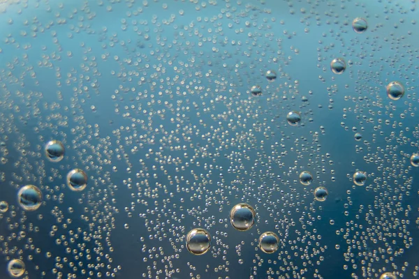 Bolhas de água close-up — Fotografia de Stock