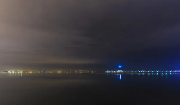 Bakü Bulvarı deniz feneri — Stok fotoğraf