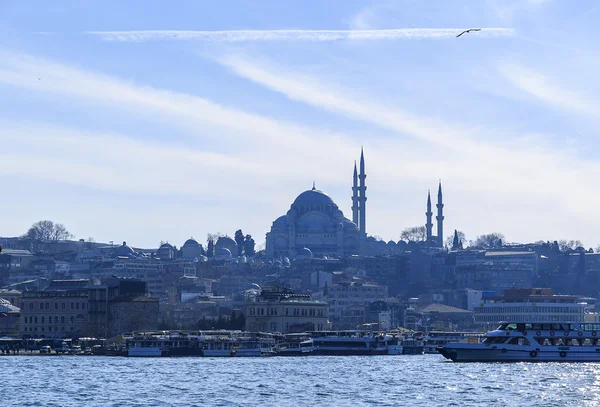 Mezquita del sultán Ahmed en Estambul — Foto de Stock