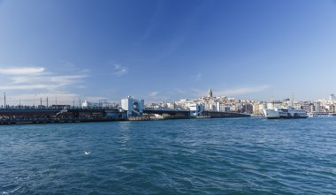 Galata Köprüsü ve İstanbul Galata Kulesi