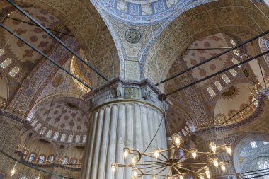 Istanbul'da Sultan Ahmed Camii kubbe