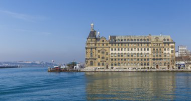 Istanbul'da tren istasyonu