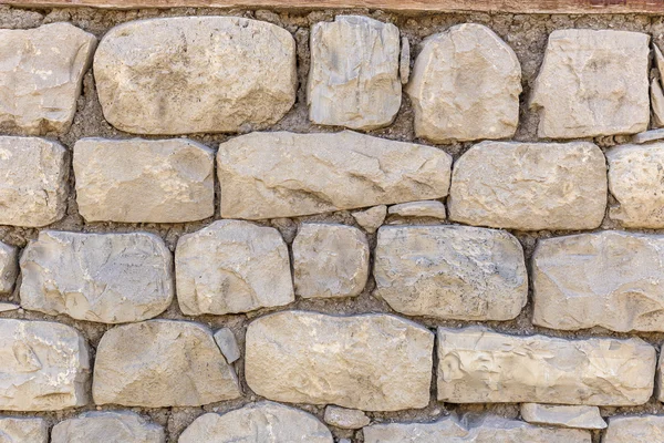 Hauswand mit Steinen ausgekleidet — Stockfoto