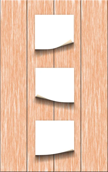 Adesivos abstratos no fundo de madeira abstrato — Fotografia de Stock