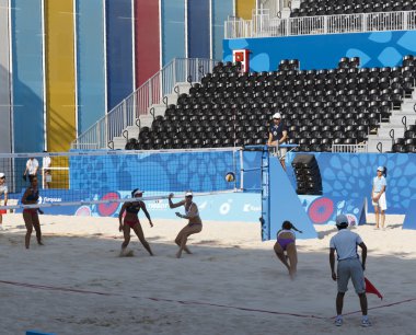 Bakü, Azerbaycan-ilk Avrupa Oyunlar-Haziran 20,2015-plaj voll