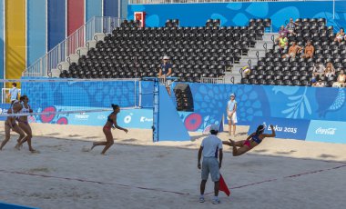 Bakü, Azerbaycan-ilk Avrupa Oyunlar-Haziran 20,2015-plaj voll