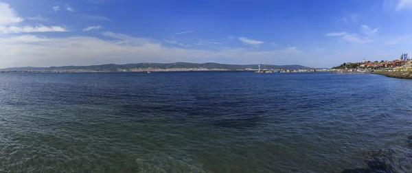 Panorama Sunny beach.Bulgaria — Stock Photo, Image