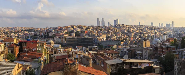 Panorama Istanbulu Taksim.Turkey — Stock fotografie