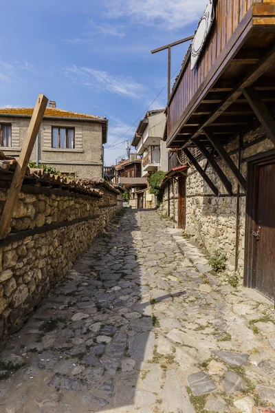 Vecchie strade di Nessebar.Bulgaria — Foto Stock