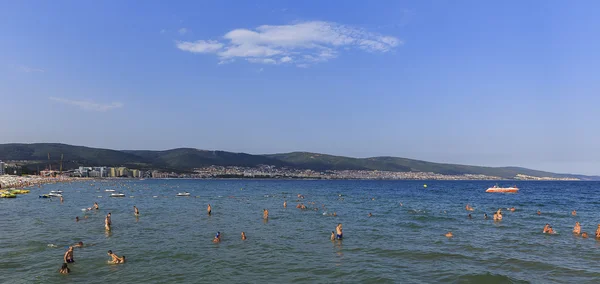 Plage à Sunny Beach en Bulgarie — Photo