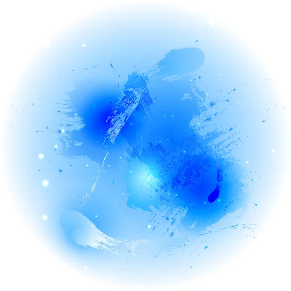 Fundo aquarela azul.Vector — Vetor de Stock