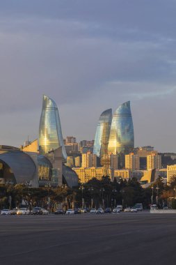 Bakü 'nün merkez caddelerinden biri.