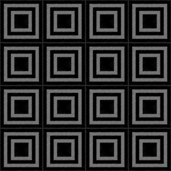 Безшовний візерунок, що складається з чорно-сірих квадратів. Вектор — стоковий вектор