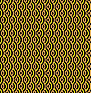 Soyut kesintisiz dalga paterni. Vektör