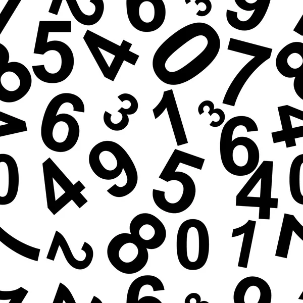 Άνευ ραφής επαναλαμβανόμενο μοτίβο αποτελείται από τους αριθμούς. Διάνυσμα — Διανυσματικό Αρχείο