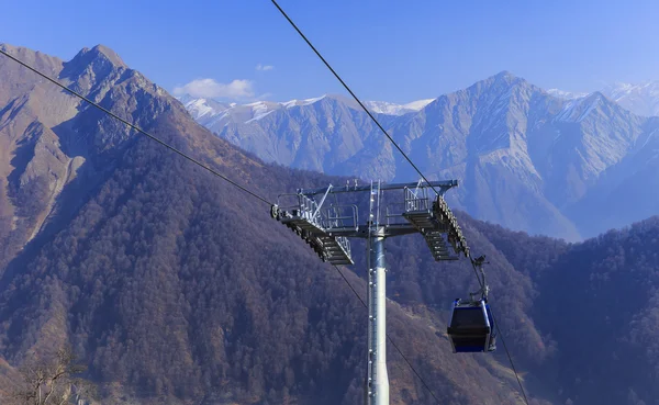 Teleferik dağ Tufandag.Gabala.Azerbaijan