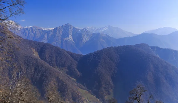 Mountain View büyük Kafkas Dağları Tufandag.Gabala.Azerbaija — Stok fotoğraf