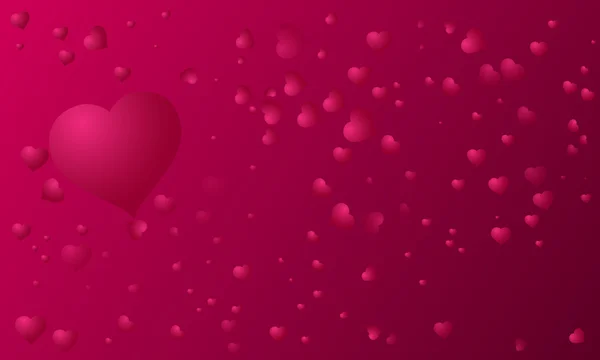 A background of hearts on Valentine 's Day. Vector — стоковый вектор