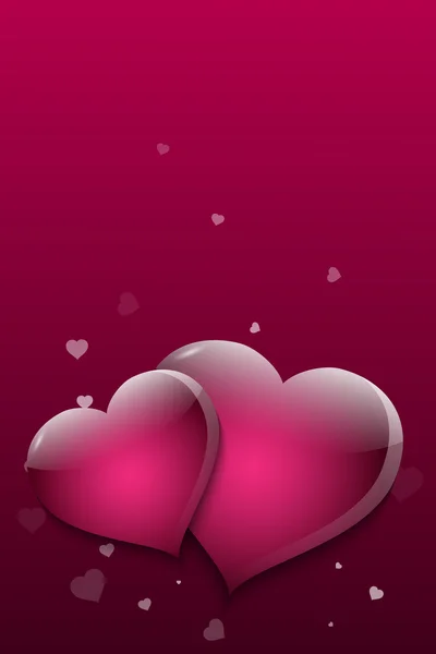 A background of hearts on Valentine 's Day. Vector — стоковый вектор
