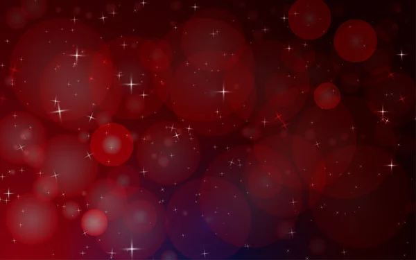 Fondo abstracto rojo es con círculos y estrellas —  Fotos de Stock