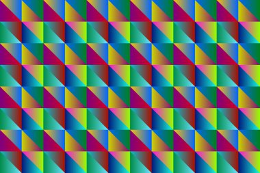 Renkli üçgen olan bir arka planda Mozaik