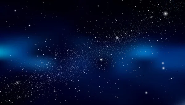 Fondo abstracto es un espacio con estrellas nebula.Vector — Vector de stock